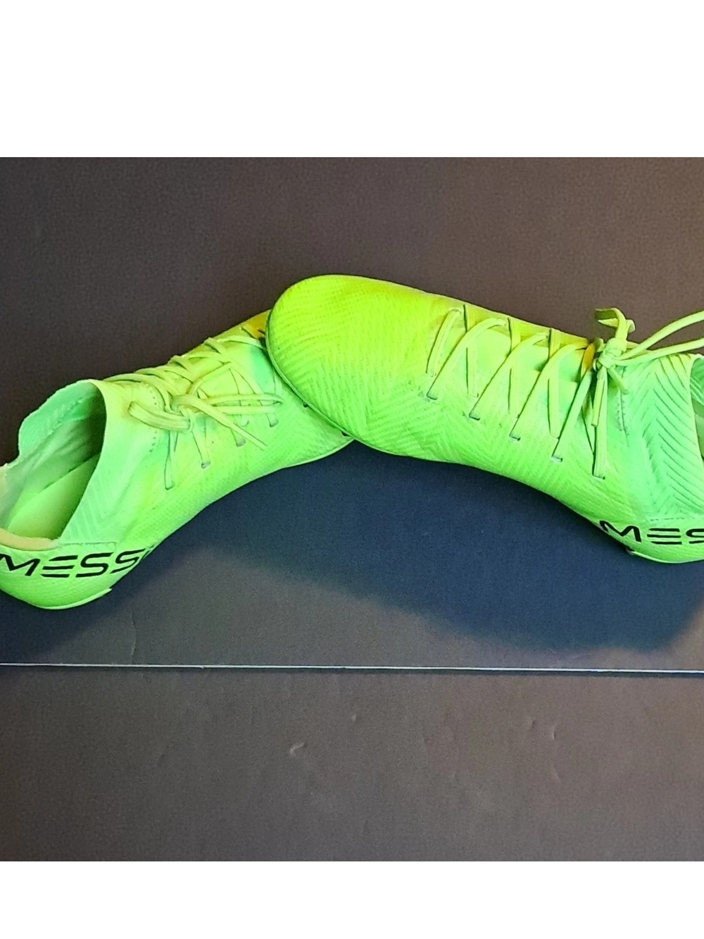 Adidas Messi  Neon Green Soccer Cleats